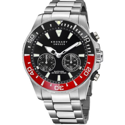 Kronaby hibrid okosóra Diver S3778/3 unisex óra férfi óra